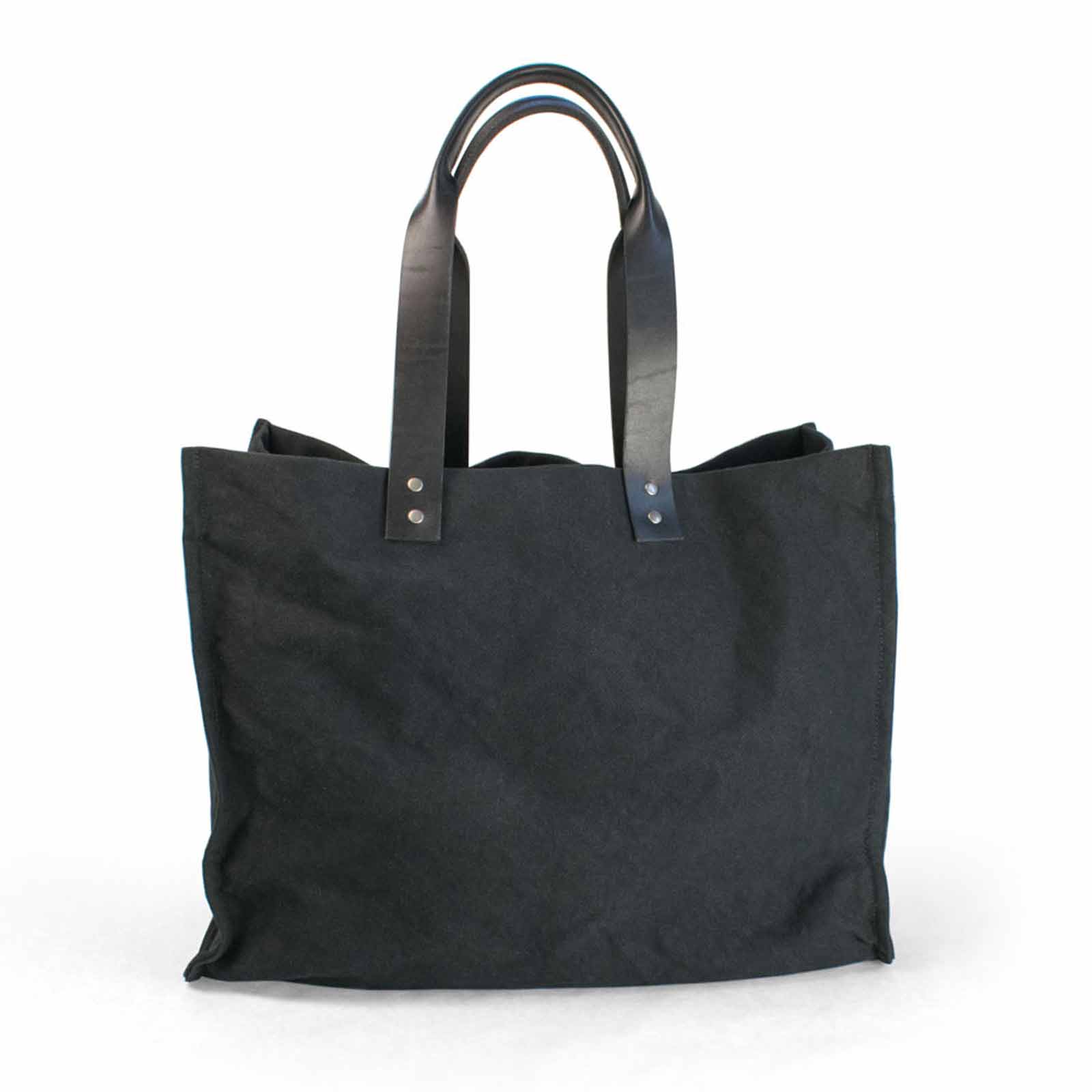 Canvas Tote Bags with Leather Handles
