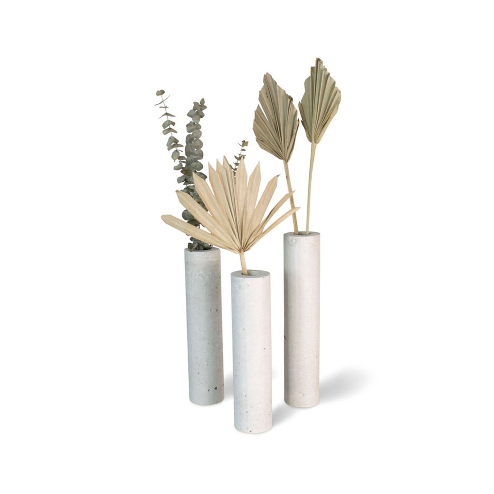 Concrete Vase Set
